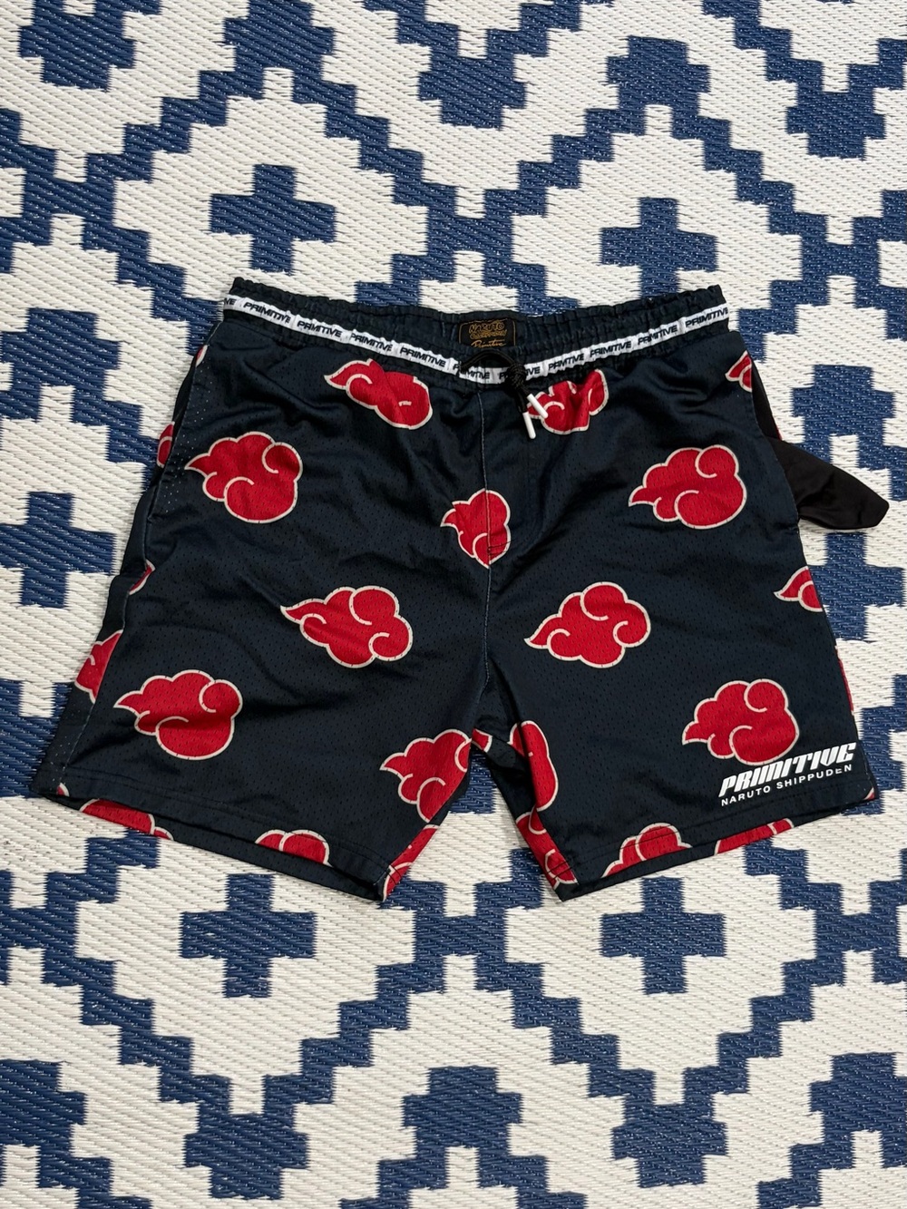 Primitive x Naruto Anime Cloud Mesh Shorts